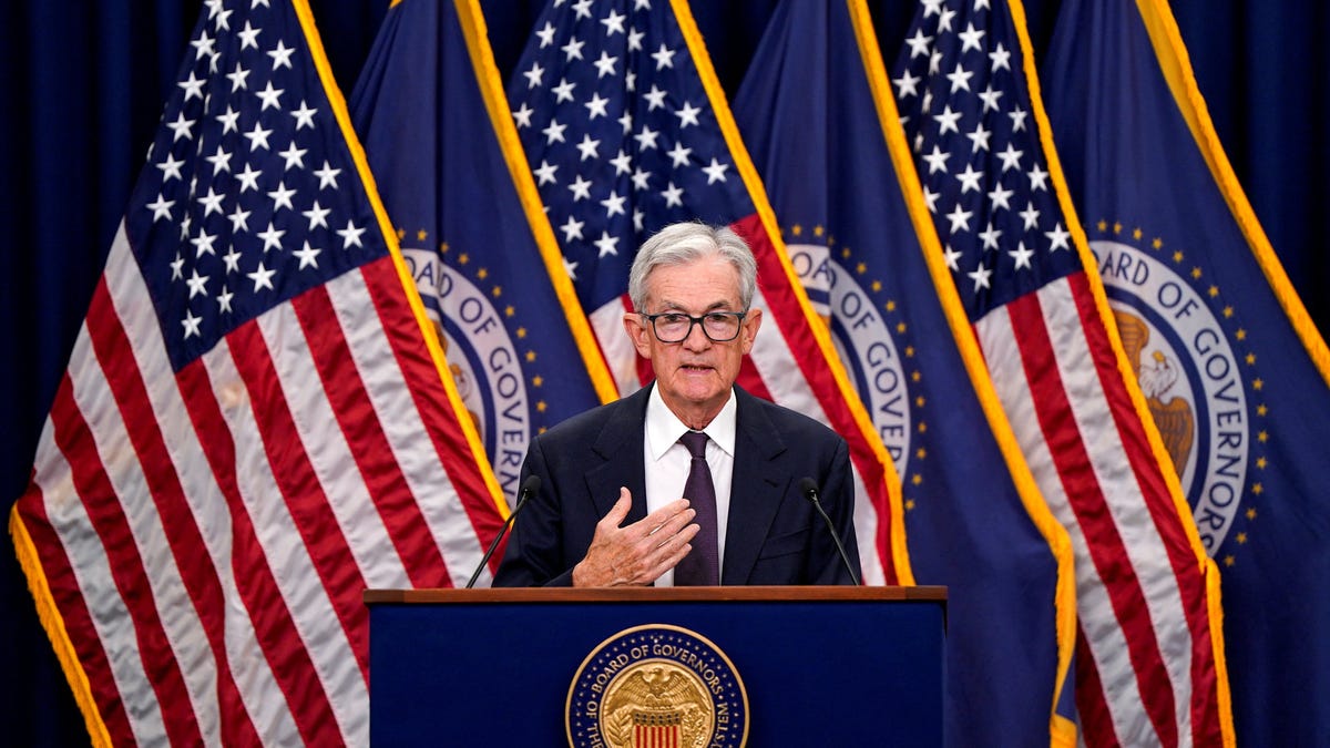 U.S. Federal Reserve Chair Jerome Powell speaks during a press conference, following the issuance of the Federal Open Market Committee's statement on interest rate policy, in Washington, D.C., U.S., September 17, 2025.