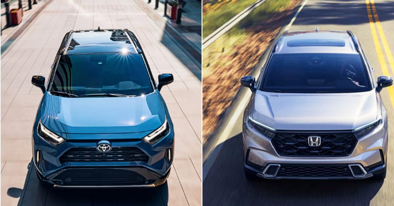 2025 SUV comparison: Toyota RAV4 vs. Honda CR-V in price, specs and safety