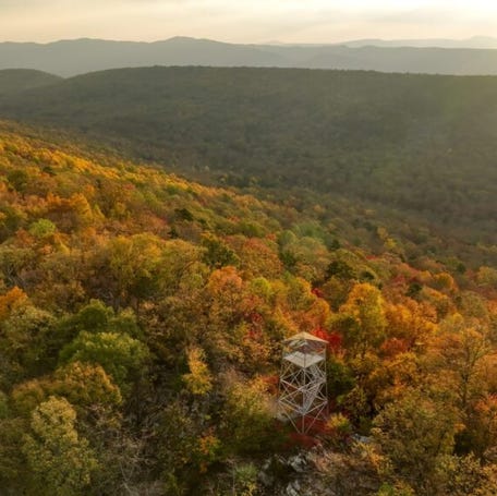 Woodstock Tower offers bird's-eye views of the area.