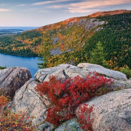 Jordan Pond in Acadia National Park.