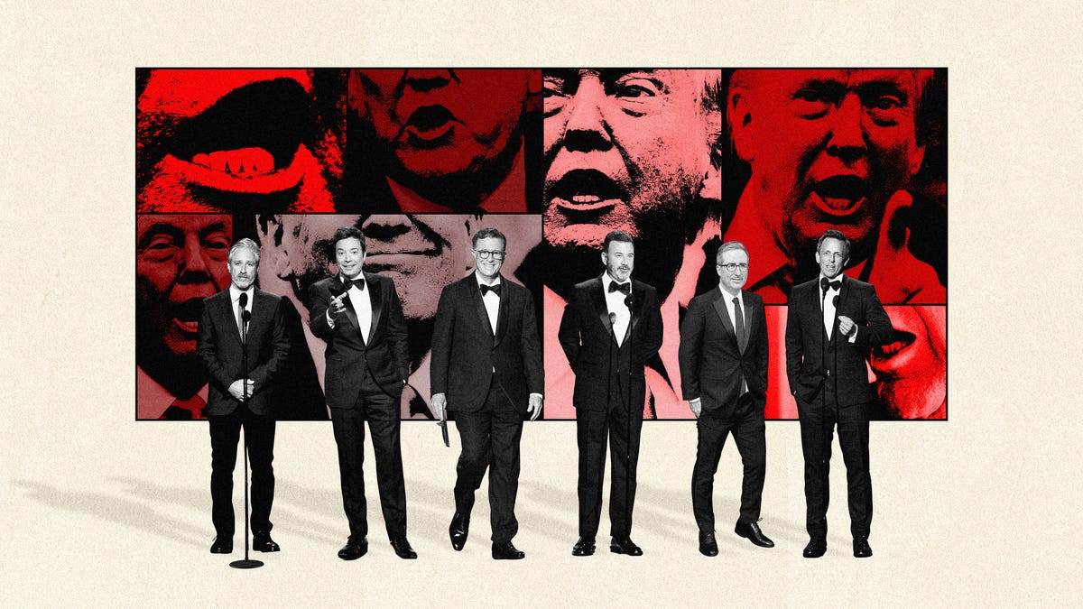 President Donald Trump has long rebuked late-night entertainment hosts.