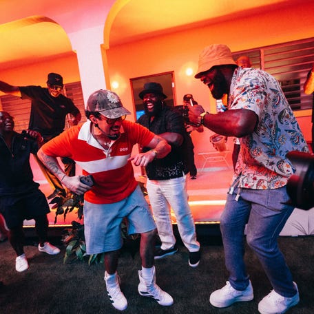 Bad Bunny during his Puerto Rico residency.