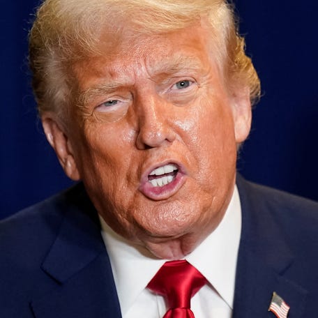 President Donald Trump attends a meeting with Argentina's President Javier Milei (not pictured) during the 80th United Nations General Assembly, in New York City, New York, U.S., September 23, 2025.