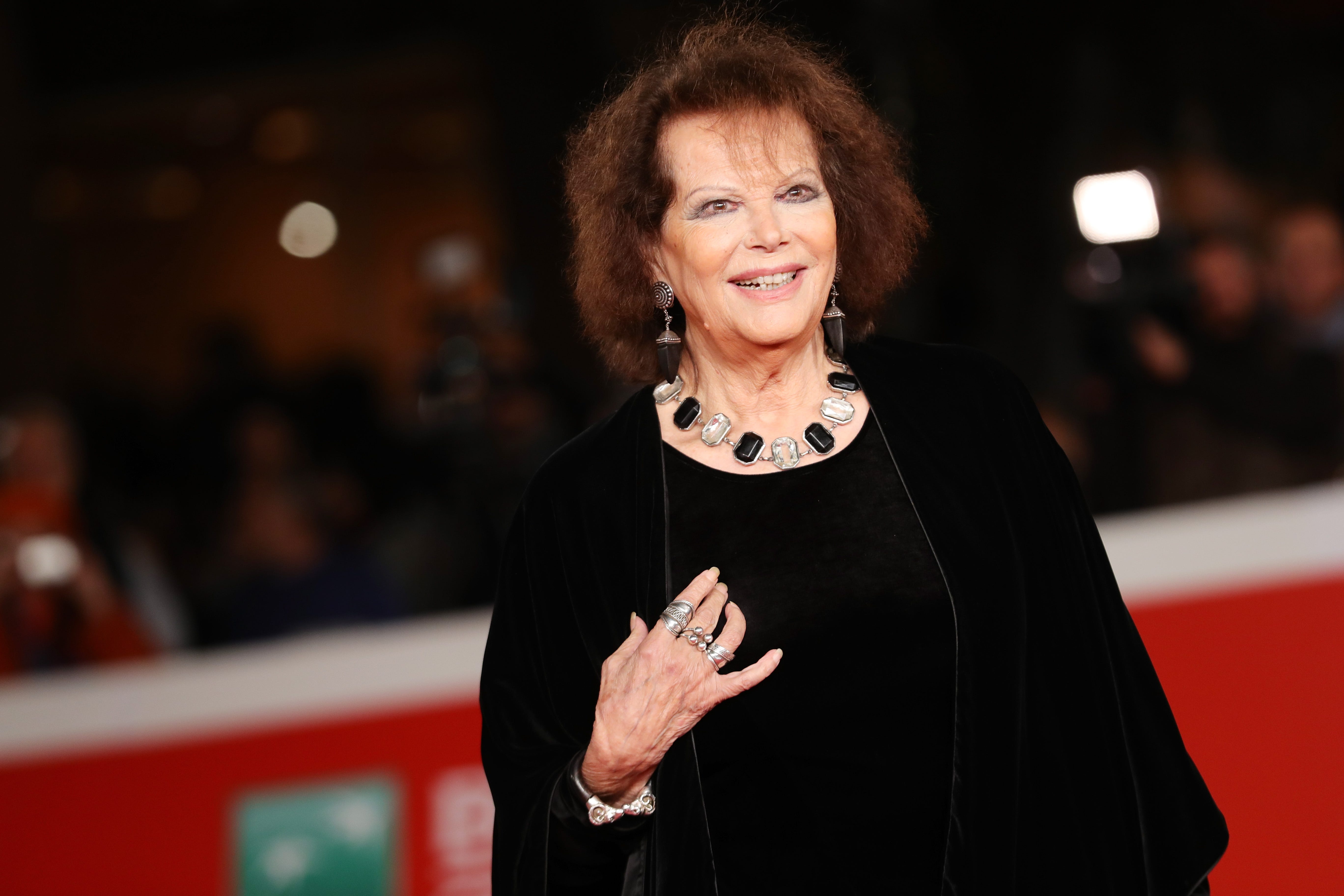 <p style="margin: 0;">Cardinale walks a red carpet for "Moonlight" at the Auditorium Parco Della Musica on Oct. 13, 2016 in Rome.</p>
