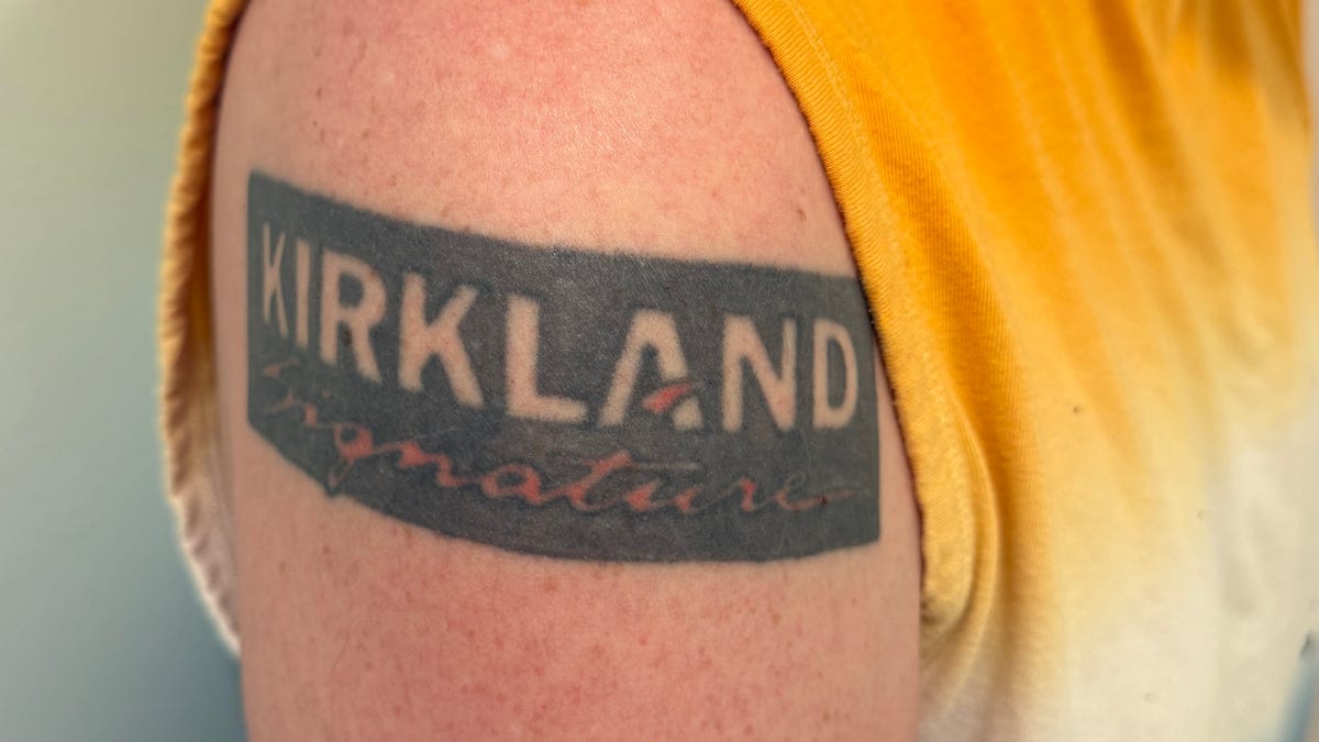 Max Ellinger is such a big fan of Costco that he got a Kirkland Signature tattoo