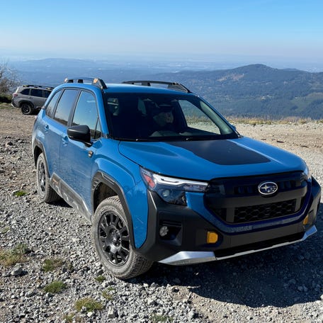 The Subaru Forester, pictured along with other winners of the 2026 IIHS Top Safety Pick awards for small SUVs, also happens to be one of the best cars for a road trip.