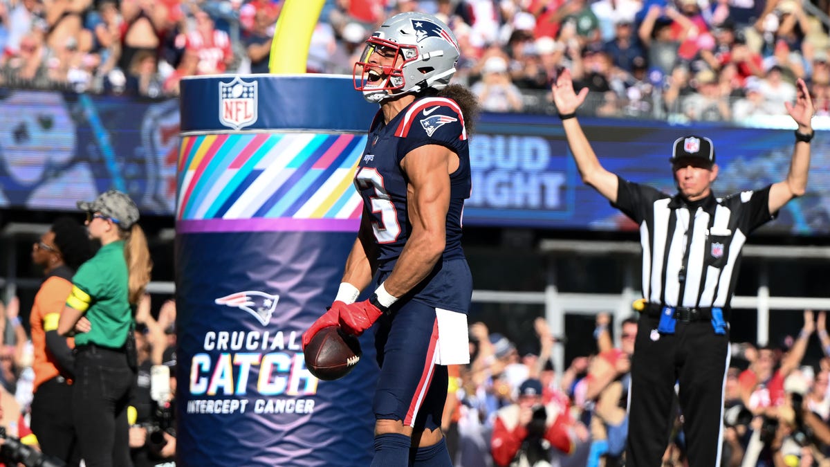 Ex estrellas de fútbol de la UNC Drake Maye, Mack Hollins, Javonte Williams, Omarion Hampton anotan TDS de la NFL