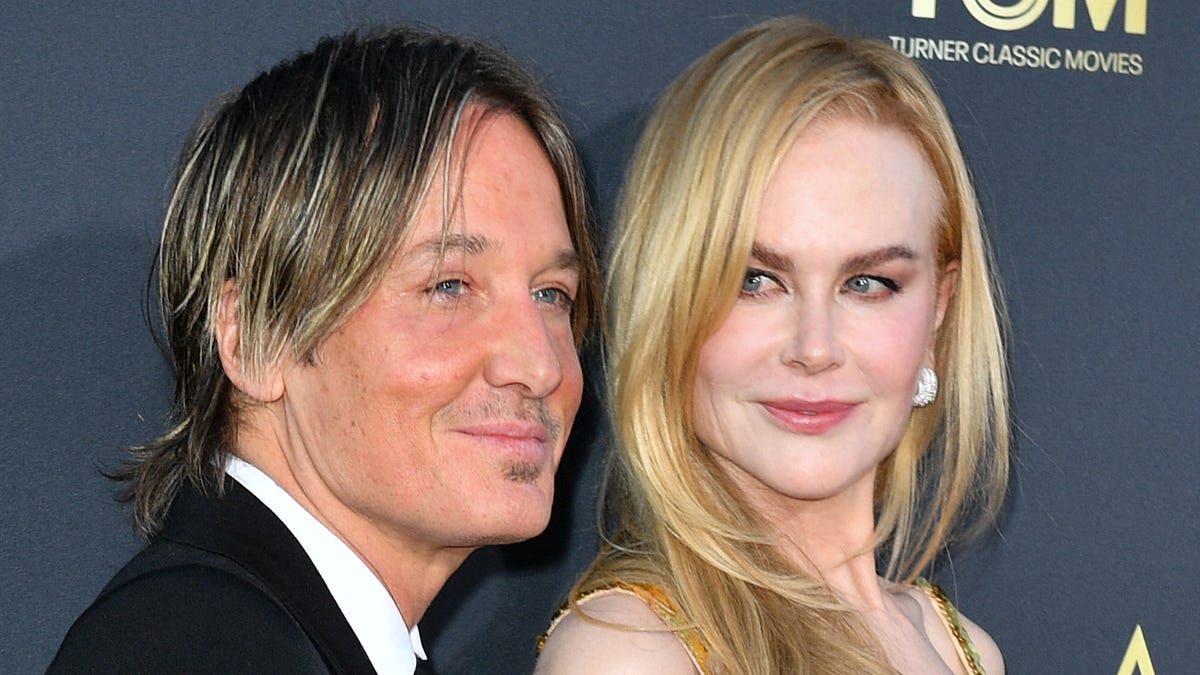 Keith Urban and Nicole Kidman attend the 49th AFI Life Achievement Awards, where Kidman was honored, at the Dolby Theatre in Hollywood, California, on April 27, 2024.