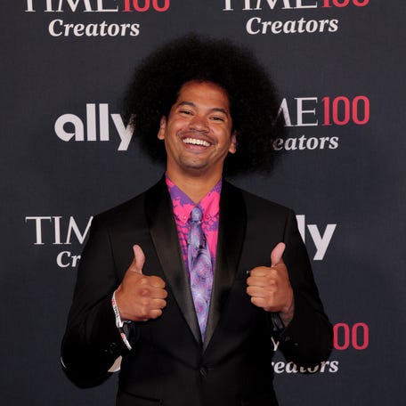 Mychal Threets attends the 2025 TIME100 Creators launch party at Gansevoort Rooftop on July 10, 2025, in New York City.