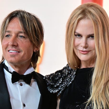 Keith Urban and Nicole Kidman attend the 95th annual Academy Awards at the Dolby Theatre in Hollywood, California, on March 12, 2023.