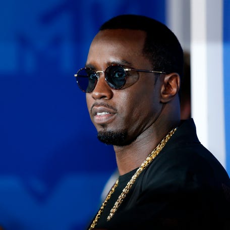 Sean "Diddy" Combs arrives at the 2016 MTV Video Music Awards in New York, Aug. 28, 2016.