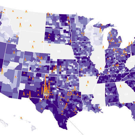 Routine vaccine coverage among children has slipped in most counties