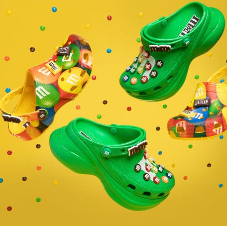 M&M'S and Crocs have collaborated on a new limited-edition collection of colorful clogs and charms.