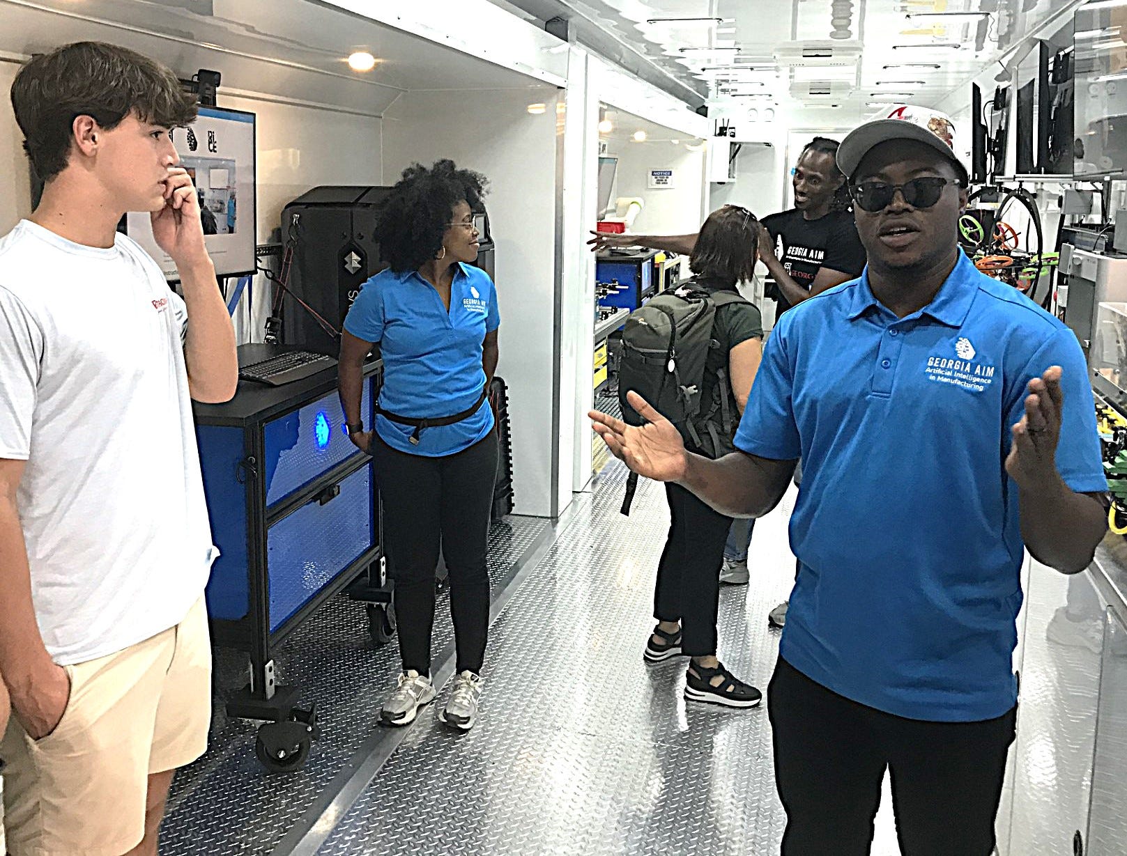 Georgia AIM bus arrives in Athens with advances in technology