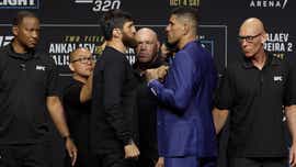 UFC 320 full press conference faceoffs