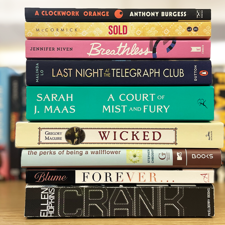 Some of the most banned books during the 2024-2025 school year, as tracked by PEN America.