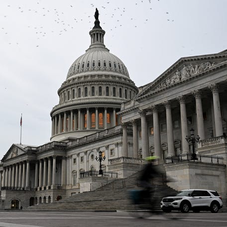 A view of the U.S. Capitol building a day before a partial government shutdown is scheduled to take place, on Capitol Hill in Washington, D.C., U.S., September 30, 2025. REUTERS/Annabelle Gordon
