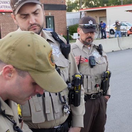 People were looking to get medicines to their loved ones held inside the ICE detention center in Broadview. Protests come amid President Trump's immigration enforcement crackdown.