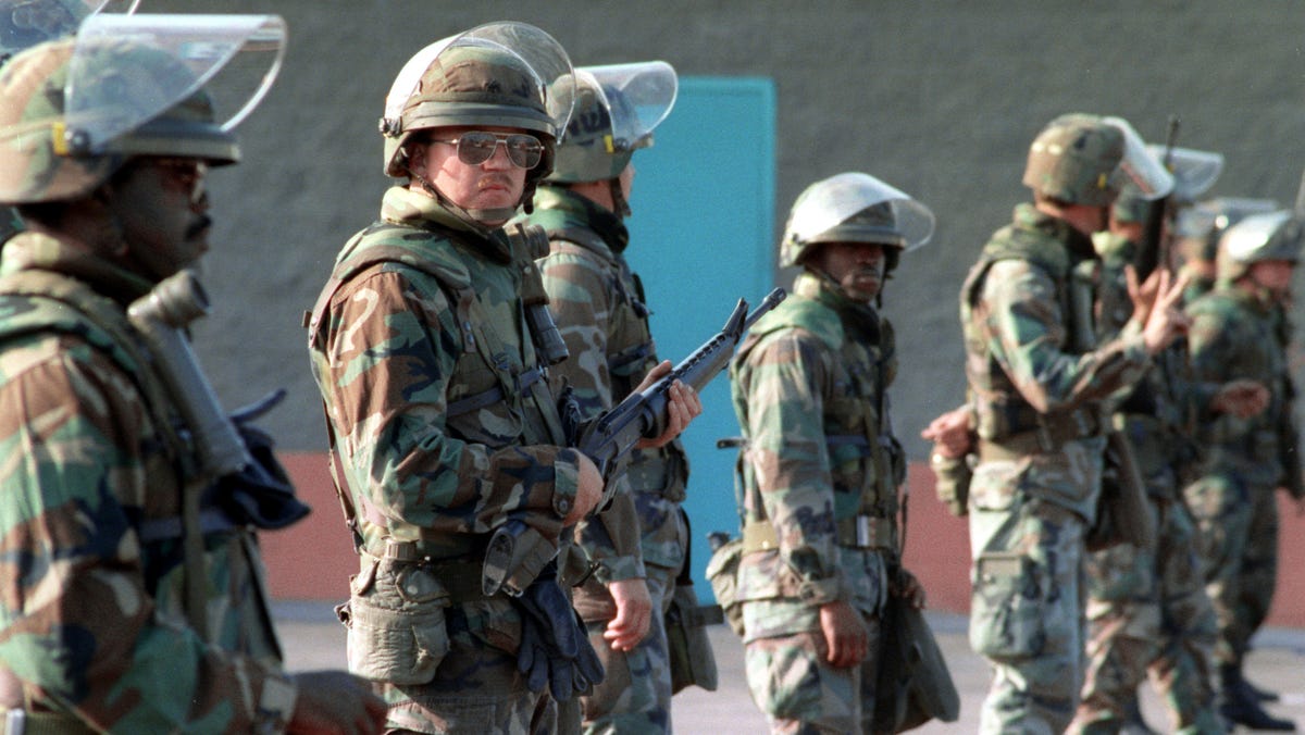 How has the Insurrection Act been used? Battling secession, segregation and riots.