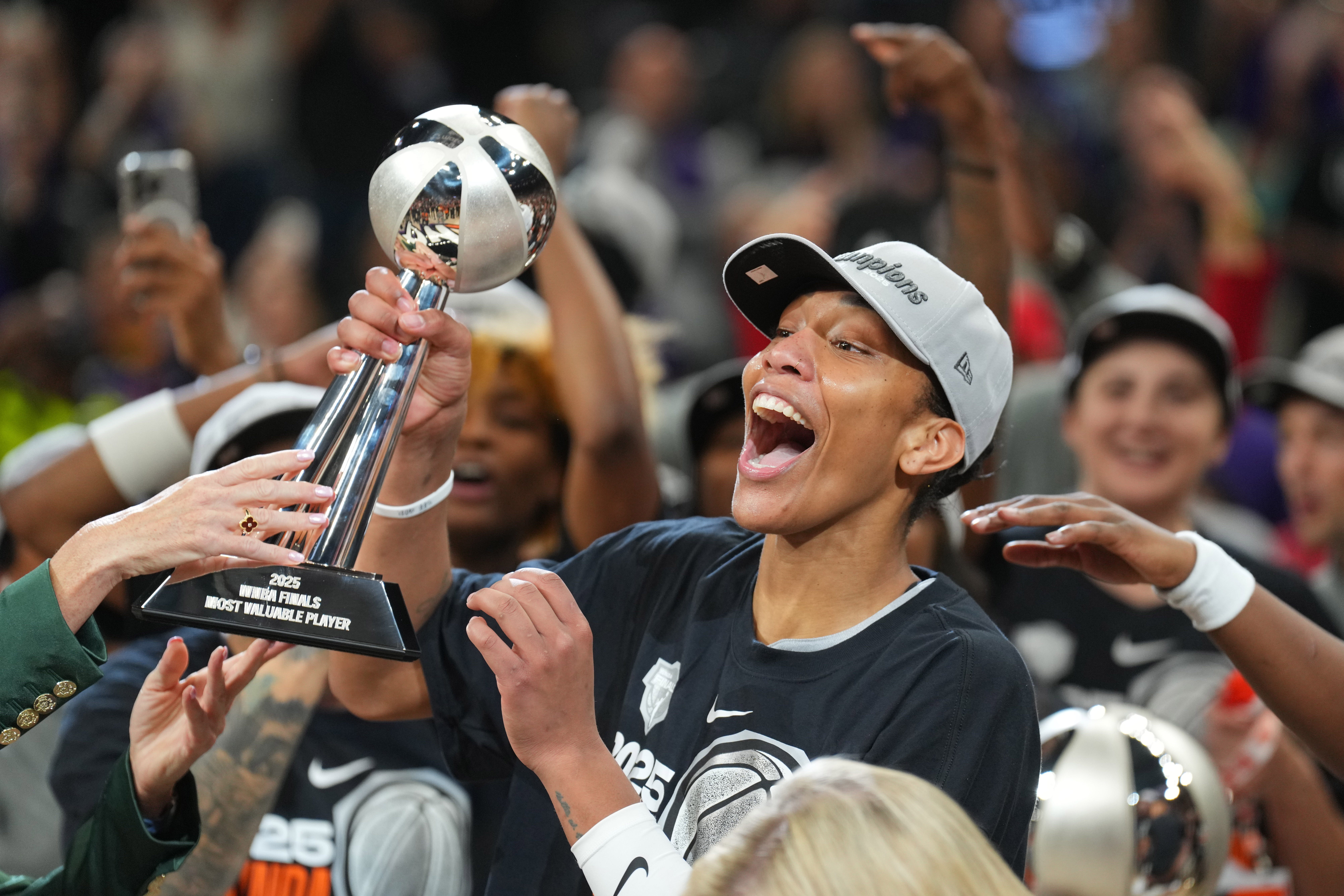Las Vegas Aces' A'ja Wilson wins second WNBA Finals MVP