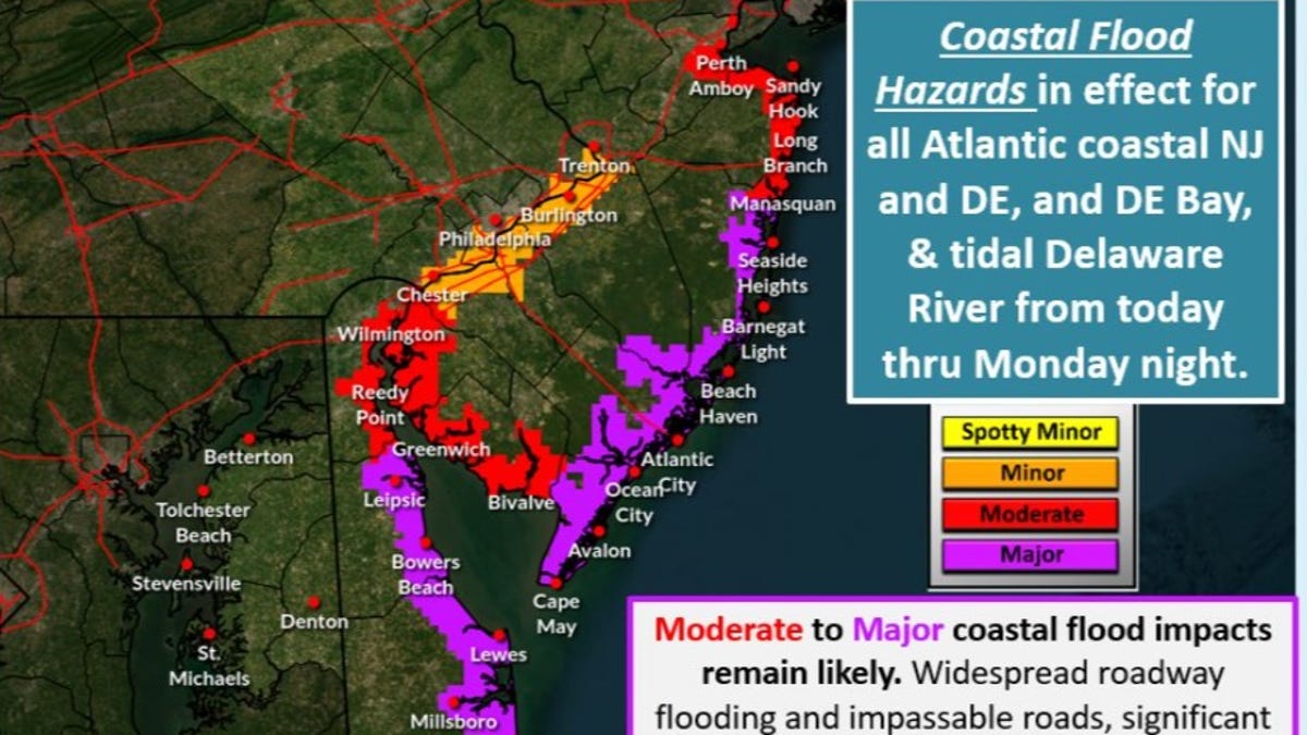 Delaware under coastal flooding, high wind warnings as Nor’easter hits Delaware under coastal flooding, high wind warnings as Nor’easter hits