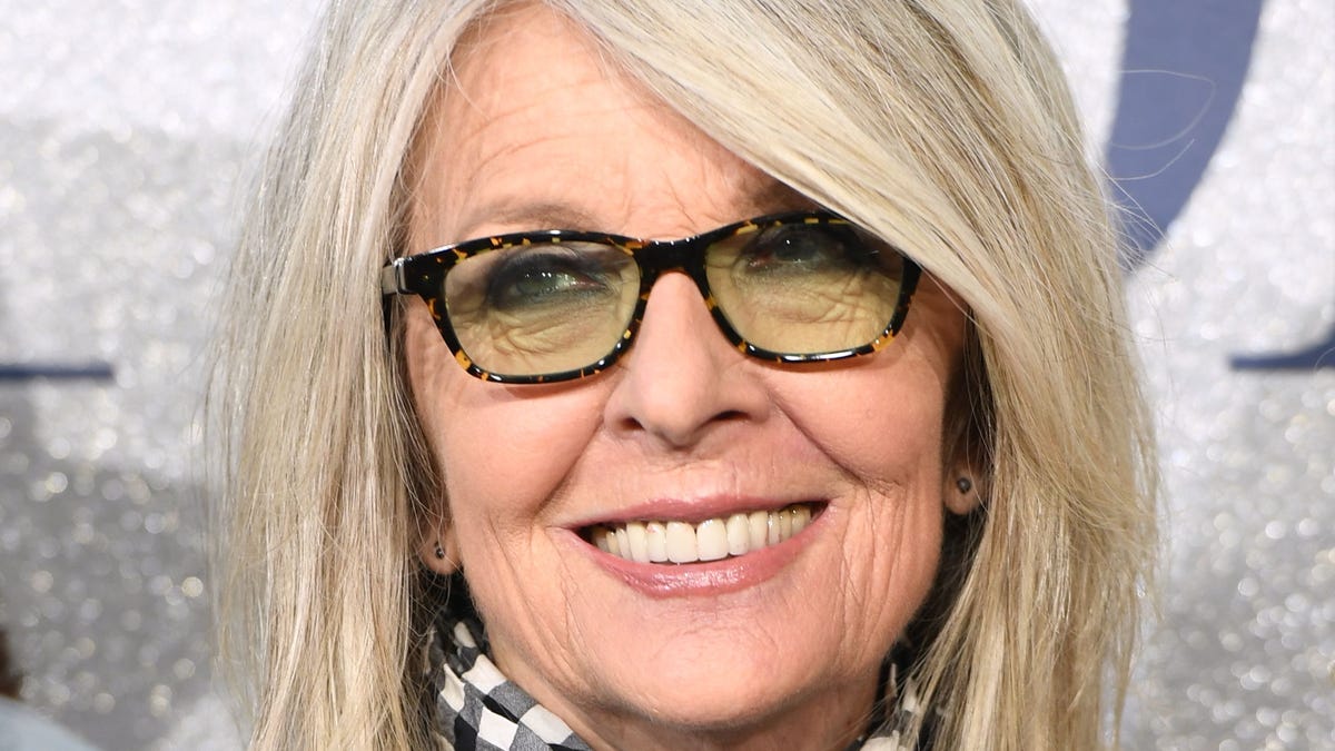 Diane Keaton attends the premiere of STX Entertainment's "Poms" in Los Angeles on May 1, 2019.