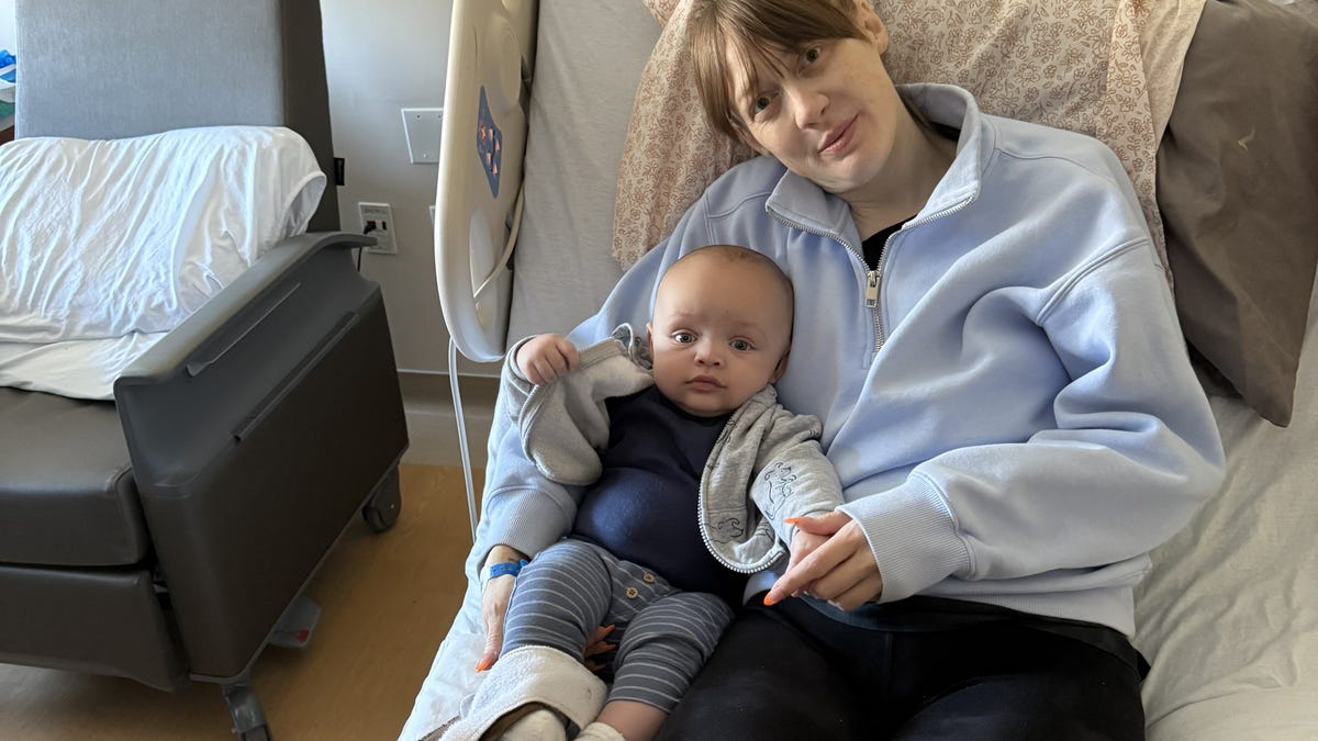 Emily Hausman and her son, Zeke.