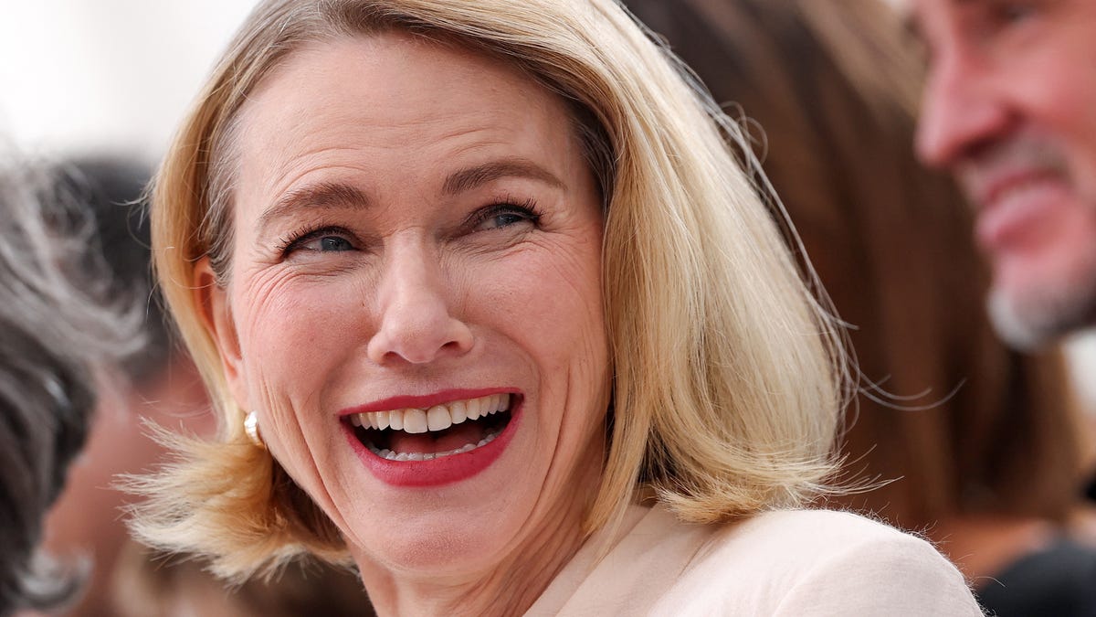 Naomi Watts attends her Hollywood Walk of Fame star ceremony in Hollywood, California on October 13, 2025.