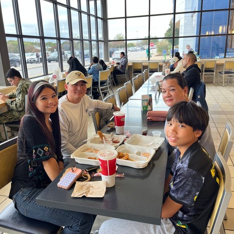 The Sales family said their teenage daughter was already stressed out about an upcoming track team trip amid the government shutdown.