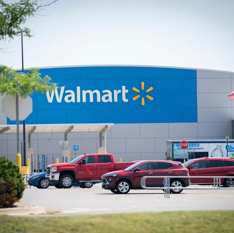 A closed Walmart in Traverse City, Michigan, on Tuesday, July 29, 2025.