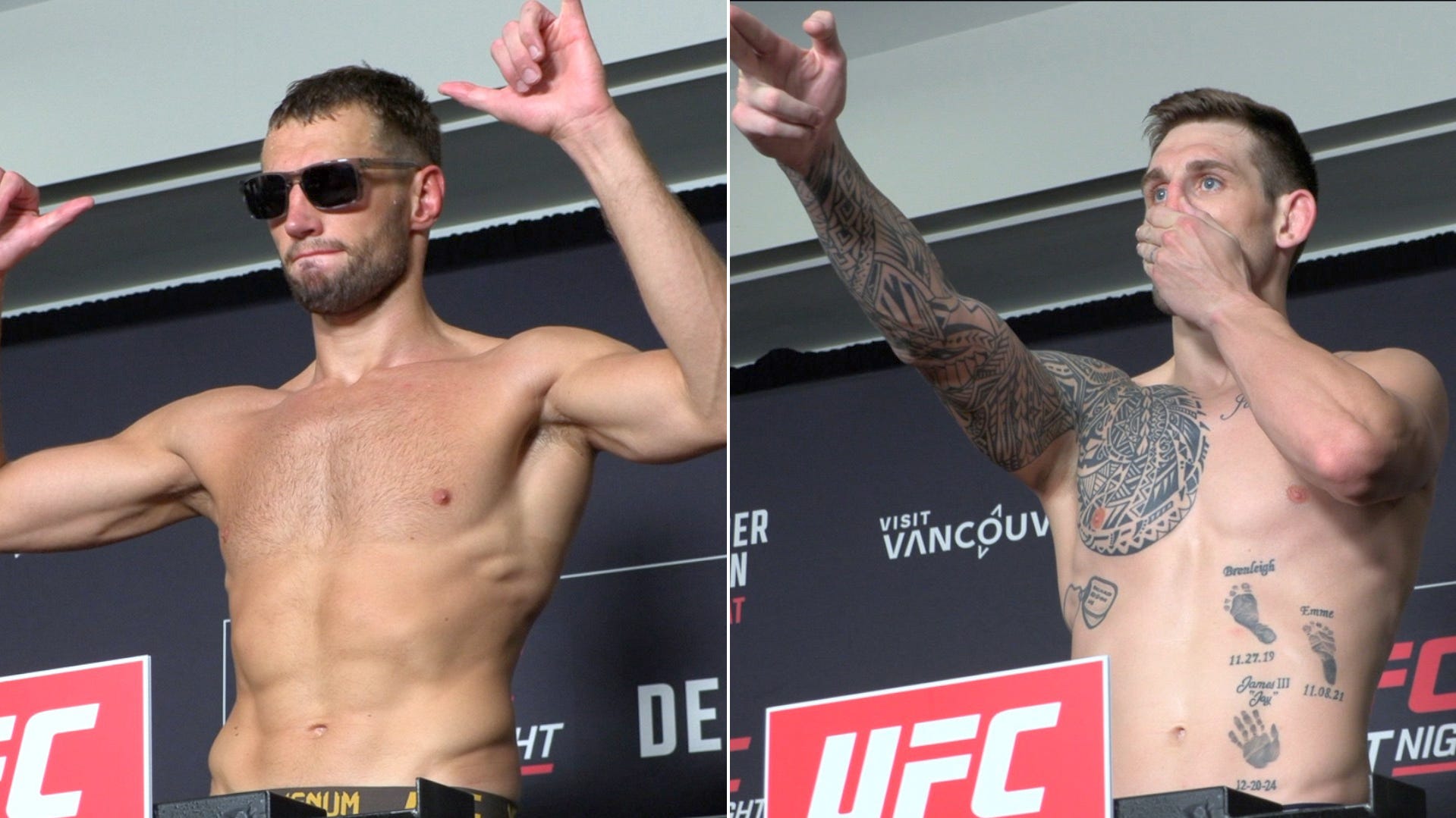 UFC Vancouver weigh-ins: Reinier de Ridder, Brendan Allen on point