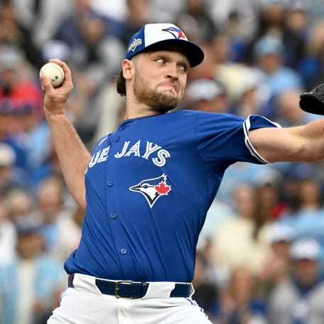 Trey Yesavage has made two starts in the 2025 playoffs