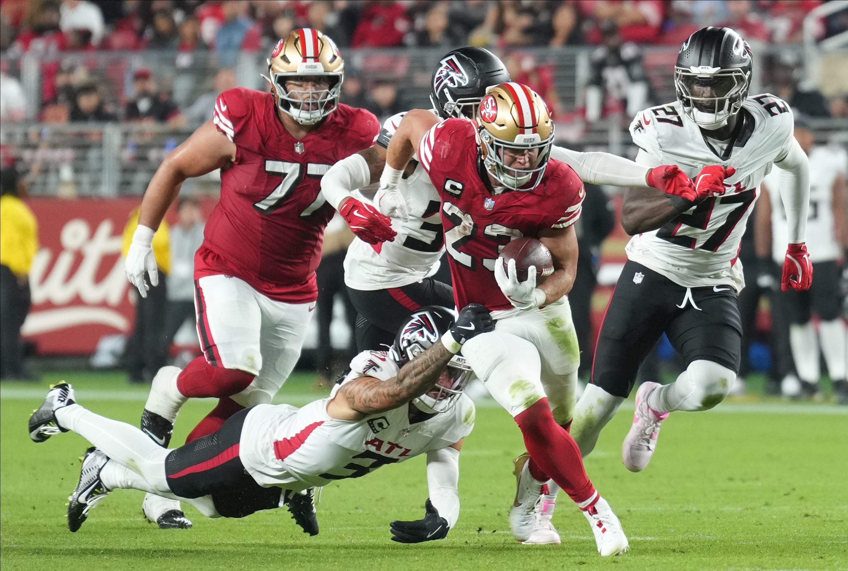 8 conclusiones del charnela 49ers vs. Falcons que se destacaron