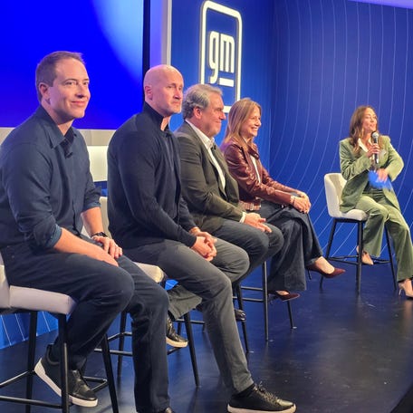 GM CEO Mary Barra and other senior leaders unveiled a series of AI-enabled initiatives at a media event in midtown Manhattan that the company called 