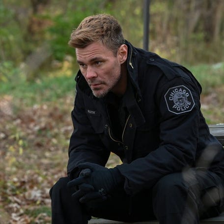 Patrick John Flueger as Officer Adam Ruzek in Season 10 of "Chicago P.D."
