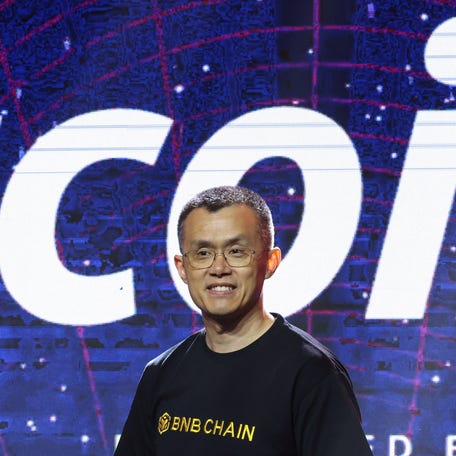 Binance founder Changpeng Zhao, also known as CZ, attends the Bitcoin Asia conference in Hong Kong, China, Aug. 29, 2025. REUTERS/Tyrone Siu