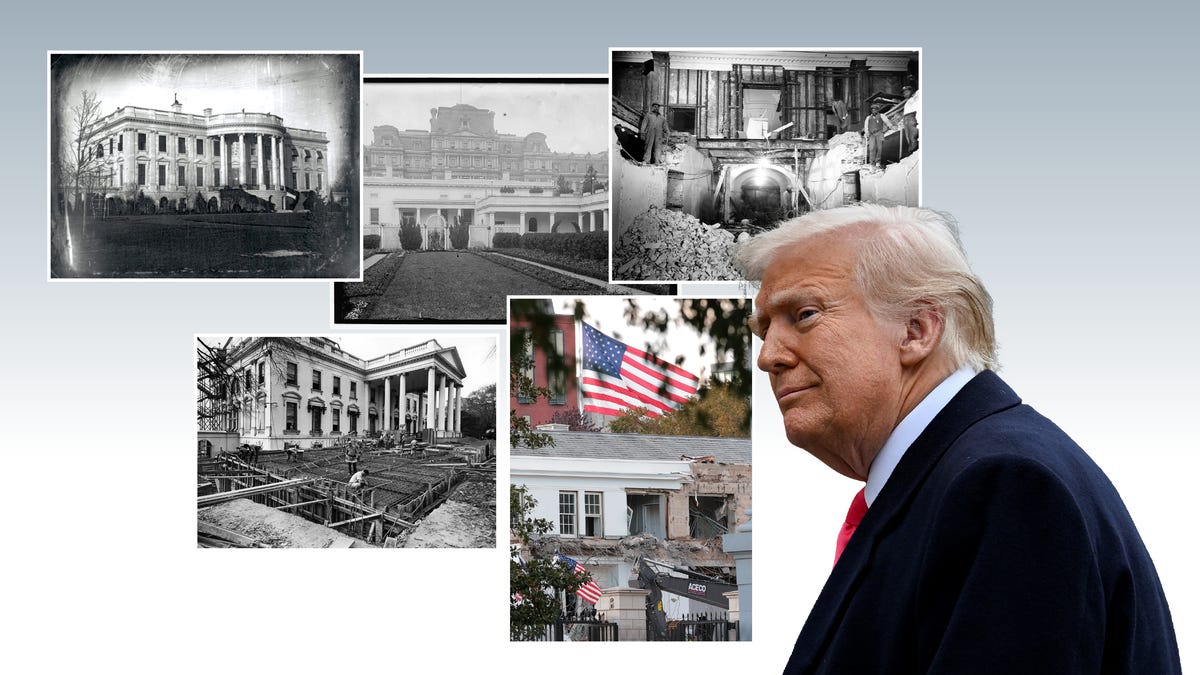 How the White House has changed from Washington to JFK to Trump How the White House has changed from Washington to JFK to Trump