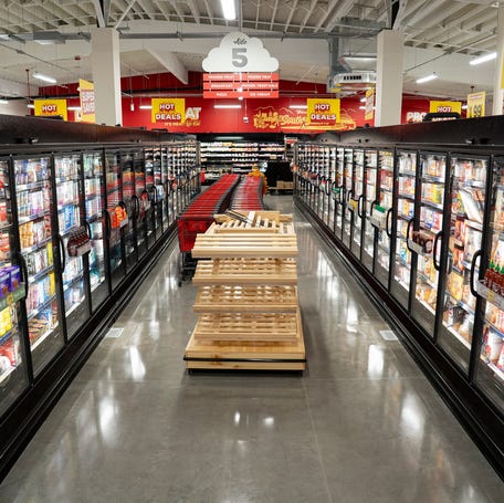 The freezer aisle inside the new Grocery Outlet on Tuesday, Sept. 23, 2025, in Salem, Ore.Inflation rose again in September, according to the Labor Department's Consumer Price Index.