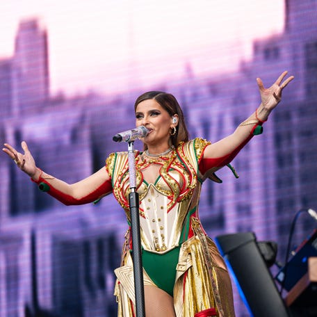 Nelly Furtado performs live at Fan Fest Euro 2024 at Theresienwiese on June 12, 2024, in Munich, Germany.