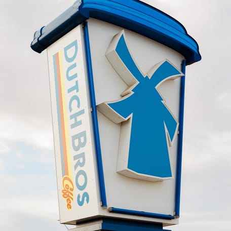 A Dutch Bros sign.