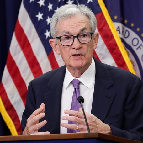 WASHINGTON, DC - OCTOBER 29: Federal Reserve Chair Jerome Powell speaks during a news conference following a meeting of the Federal Open Market Committee at the Federal Reserve on October 29, 2025 in Washington, DC. For the second straight month, Powell announced a quarter-point cut to the federal funds rate, bringing rates down to a new range of 3.75 percent to 4 percent. (Photo by Alex Wong/Getty Images)