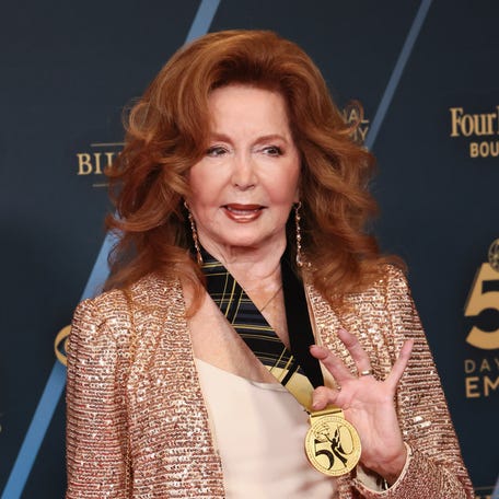Suzanne Rogers attends the 51st annual Daytime Emmys Awards at The Westin Bonaventure Hotel & Suites in Los Angeles on June 7, 2024.