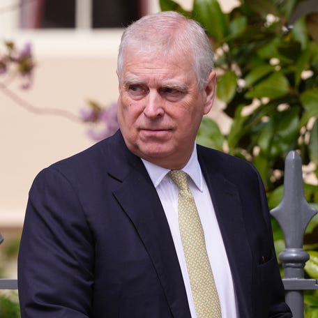 Britain's Prince Andrew, Duke of York leaves after attending the Easter Matins service at St George's Chapel at Windsor Castle, in Windsor on April 20, 2025. (Photo by Kirsty Wigglesworth / POOL / AFP) (Photo by KIRSTY WIGGLESWORTH/POOL/AFP via Getty Images)