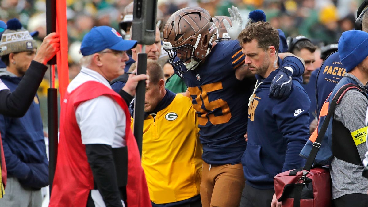 Image for Packers tight end Tucker Kraft’s knee injury ‘not looking good,’ according to coach Matt LaFleur