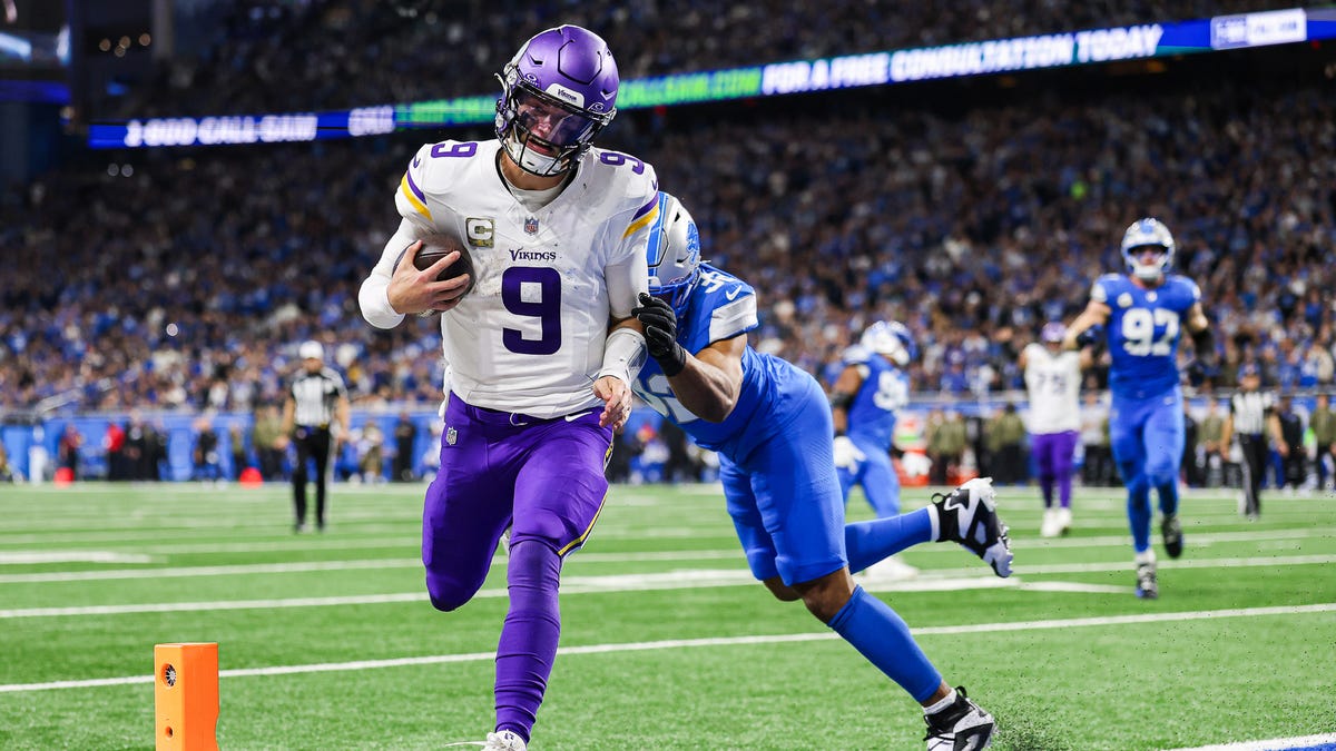 Image for Albom: Michigan fans would have loved Vikings' version of J.J. McCarthy; Lions not so much