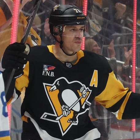 Center Evgeni Malkin is leading the Pittsburgh Penguins in scoring at age 39.