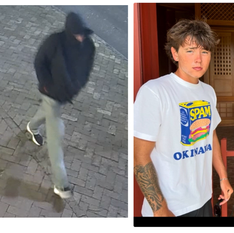 Owen Tillman Kenney, 19, was last seen early Friday, Oct. 31, according to the Charleston Police Department.