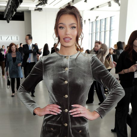 Noelia Voigt attends the Juzui fall/winter 2025 collection show at The Glasshouse in New York City on Feb. 7, 2025.