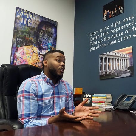 01/17/2020    Stockton Mayor Michael Tubbs talks about the Universal basic income (UBI) that 125 families are participating in Stockton.    Xxx Stockton Ubi 43 Jpg Usa Ca