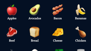 USA TODAY virtual shelf of common grocery items